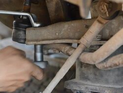 Mechanic Examining Engine Stock Footage