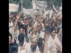 SYND 9 10 78  YOUTH CONGRESS DEMONSTRATION OUTSIDE PRIME MINISTER. DESAI'S OFFICIAL RESIDENCE News Clip