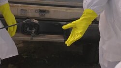 Ebola victim being buried in Sierra Leone News Clip