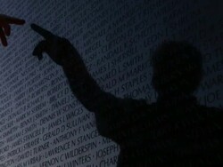 Candlelight Vigil Held Ahead Of Memorial Day At Vietnam Memorial Stock Footage