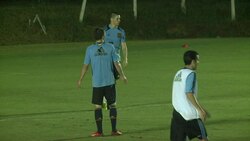 CLEAN : Spain team train ahead of match against News Clip