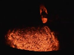 Melting Iron in the Foundry Stock Footage