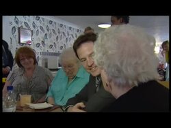 Nick Clegg visits Welsh Care Home News Clip