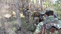 Point of view battle footage from Syria News Clip