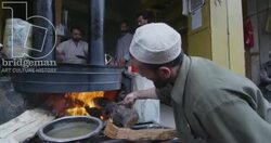 Kebab restaurant, Swat Valley Stock Footage