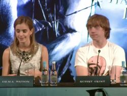 Harry Potter and the Half-Blood Prince Press Conferences Stock Footage