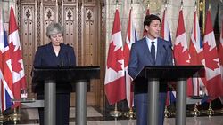 CLEAN : Britain's May downplays notion of party divisions over Brexit(2) News Clip