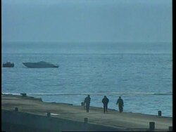 ALBANIA: VLORA: ITALIAN MILITARY EVACUATE 36 PEOPLE UPDATE News Clip