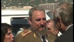 Fidel Castro at Nelson Mandela's Inauguration News Clip