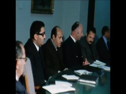 SYND 7 12 71  JORDANIAN CABINET HEADED BY NEW PRIME MINISTER LAWZY News Clip