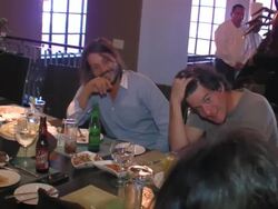 Michael Pena and Diego Luna at the Making of "Chav Stock Footage