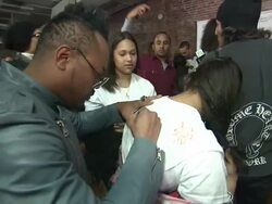 apl.de.ap at the Black Eyed Peas at the Peapod Adobe Youth Voices Academy Launch Stock Footage