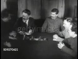 Stalin  seated, talking (no SOT) Instructional Video