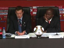 FIFA on empty seats, ball, al-Jazeera coverage News Clip