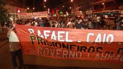 Hundreds of anti-World Cup protesters try to march to Maracana as Colombia knocks Uruguay out of tournament News Clip