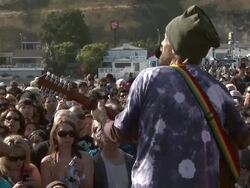 Matthew McConaughey at MaliBLUE Festival, Sponsored by Emergen-C and Surfrider Stock Footage