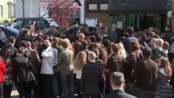 Ed Miliband Campaigning in Lincoln General Election 2015 News Clip
