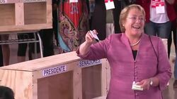 VOICED : Chile va a segunda vuelta (provisional) News Clip