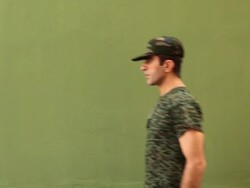 Military Greeting Stock Footage