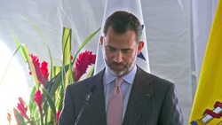 Spanish royal attends event marking discovery of Pacific, Spanish language congress News Clip