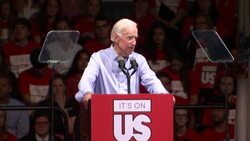 Biden Takes Aim at Weinstein News Clip