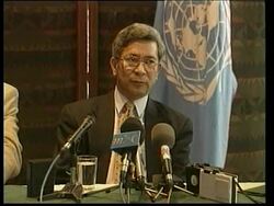 IRAQ: BAGHDAD: UN HUMANITARIAN CO-ORDINATOR ARRIVES News Clip