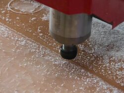 CU Machine drill work with plastic/xian,shaanxi,China Stock Footage