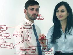 showing xml database Stock Footage