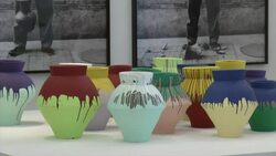 A Miami exhibit of works by noted Chinese dissident artist Ai Weiwei is still on display after vase valued at $1-million was shattered by a visitor. (Feb. 18) Instructional Video