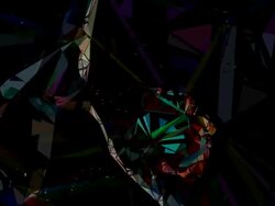 series transcendental fields : from body, dark (LOOP) Stock Footage