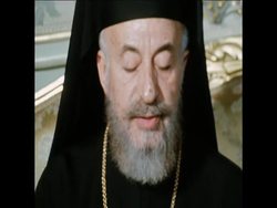 SYND 19 6 75 MAKARIOS ON MIDDLE EAST News Clip