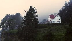 Heceta Beach State Park beach Oregon Stock Footage