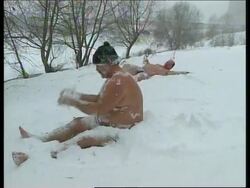 Ice swimmers, known as walruses, take to the water News Clip