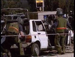 Israel/West Bank - Settlement, Israel - Explosion, Palestinians Kill Two Hebron Settler, Lebanon/Israel - Rocket Attacks / Aftermath, Gaza - Suicide Bomb Attacks, West Bank - Israelis Kill Hamas Trio News Clip
