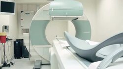 CAT scan in hospital Stock Footage