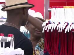 Tyson Beckford at the Target Celebrates Opening Of East Harlem Location With Star-Studded Party at New York NY.  Stock Footage