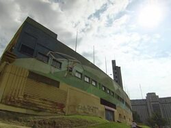 "WS LA Building and sky / Montevideo, Uruguay" Stock Footage
