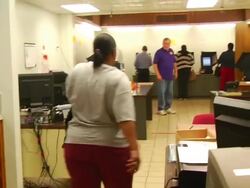 2014 Midterm Elections, early voting Stock Footage