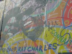 Berlin Wall, Grafitti, Murals, ZO Stock Footage