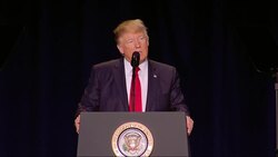 Trump Asks Prayer Audience to 'Pray for Arnold' News Clip