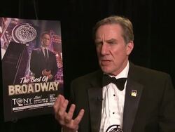 INTERVIEW: Nick Wyman on feeling like part of the community at 66th Annual Tony Awards - Press Room Stock Footage