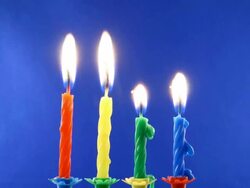 Burning Candles (Time-Lapse) Stock Footage