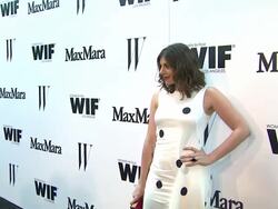 Maria Giulia Maramotti at the Max Mara And W Magazine Cocktail Party To Honor The Women In Film Max Mara Face Of The Future Award Recipient, Rose Byrne Stock Footage