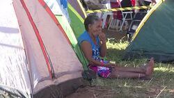 CLEAN : Dilma supporters camp out in Brasilia News Clip