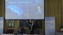 CLEAN : Trio win Nobel Chemistry Prize for tiny molecular machines 2 News Clip
