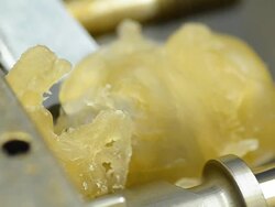 back view clean plastic out  in internal mixer Stock Footage