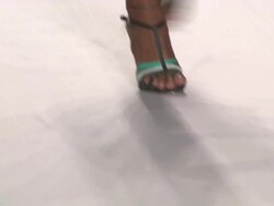 Models walk the runway during the Diesel Swimwear 2012 fashion show  Stock Footage