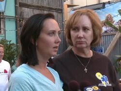 Bonnie Stow, Ann Stow at the Philly-LA Has A Heart Presents Comedy For A Cause Benefiting The Bryan Stow Fund at Santa Monica CA.  Stock Footage