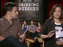 Jake Johnson & Olivia Wilde on taking a leap of Stock Footage