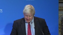 Boris Johnson at United Nations meeting in London News Clip